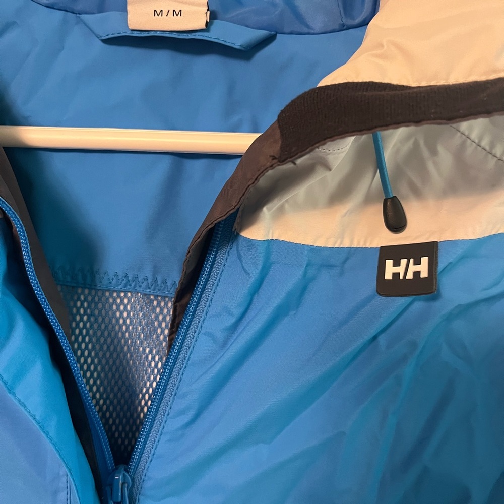 Helly Hansen Blue and Grey Ski Raincoat